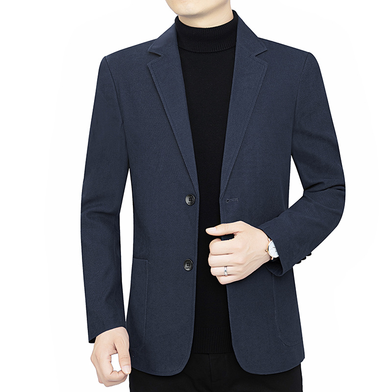 秋季新款帅气中青年男士商务休闲西装男修身韩版外套西服上衣