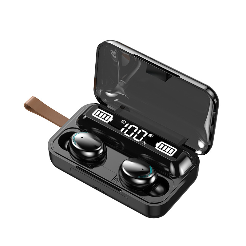 F9无线蓝牙耳机TWS触摸5.0耳塞入耳式迷你运动触控无线双耳 数显