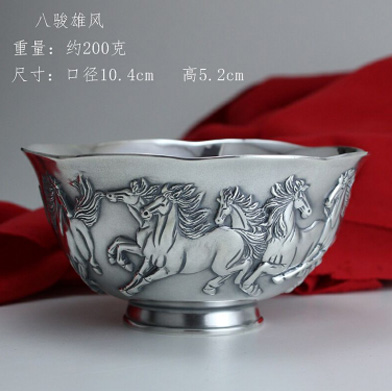 八骏雄风碗