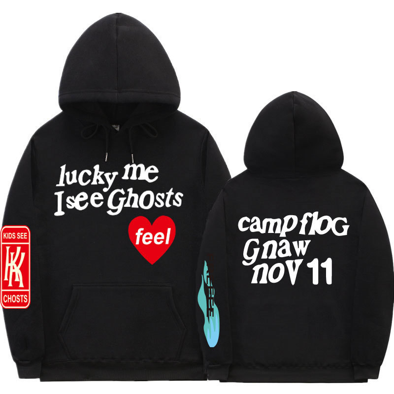 爷专辑KIDS SEE GHOSTS FREEEE HOODIE 卫衣 帽衫(图1)