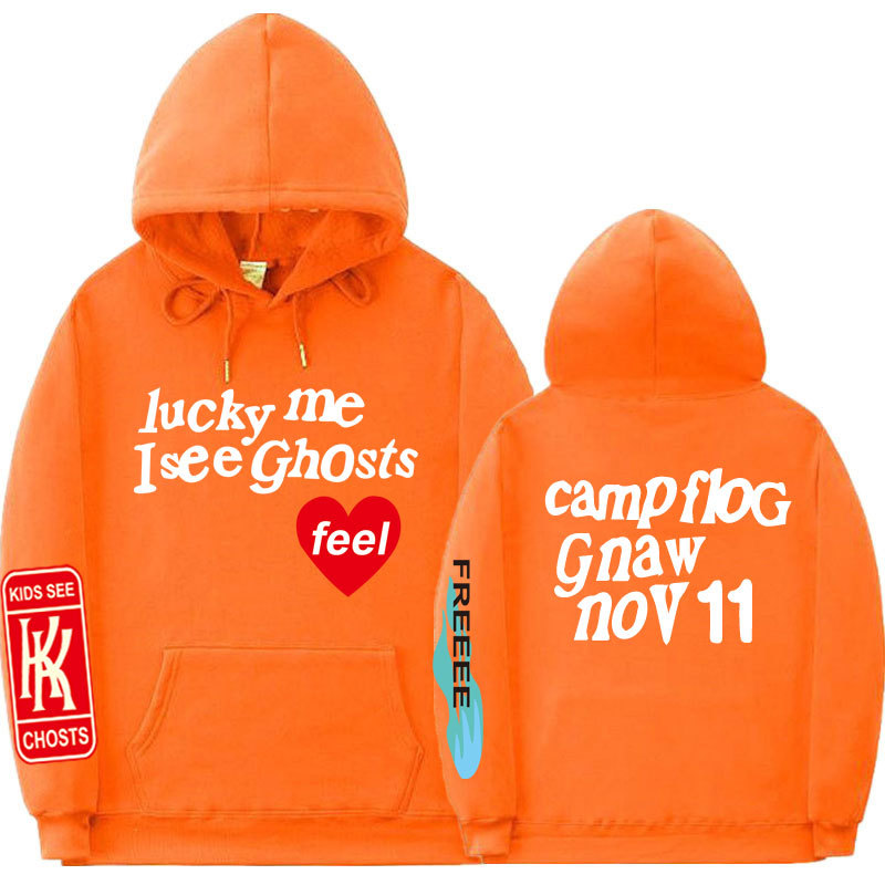 爷专辑KIDS SEE GHOSTS FREEEE HOODIE 卫衣 帽衫(图5)
