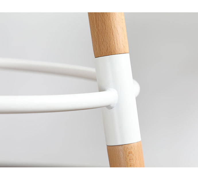 欧吧台伊姆斯桌椅现代简约咖啡厅桌家用实木餐桌椅休闲洽谈吧桌(图3)